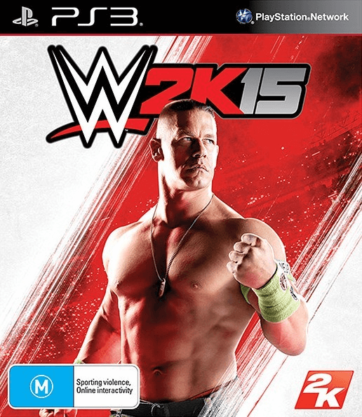 WWE 2K15 box art for Playstation 3